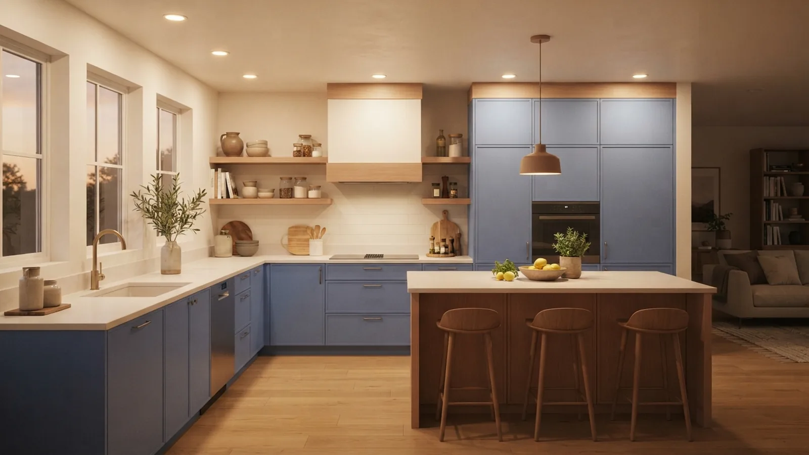 How to Layout Recessed Lighting in Kitchen