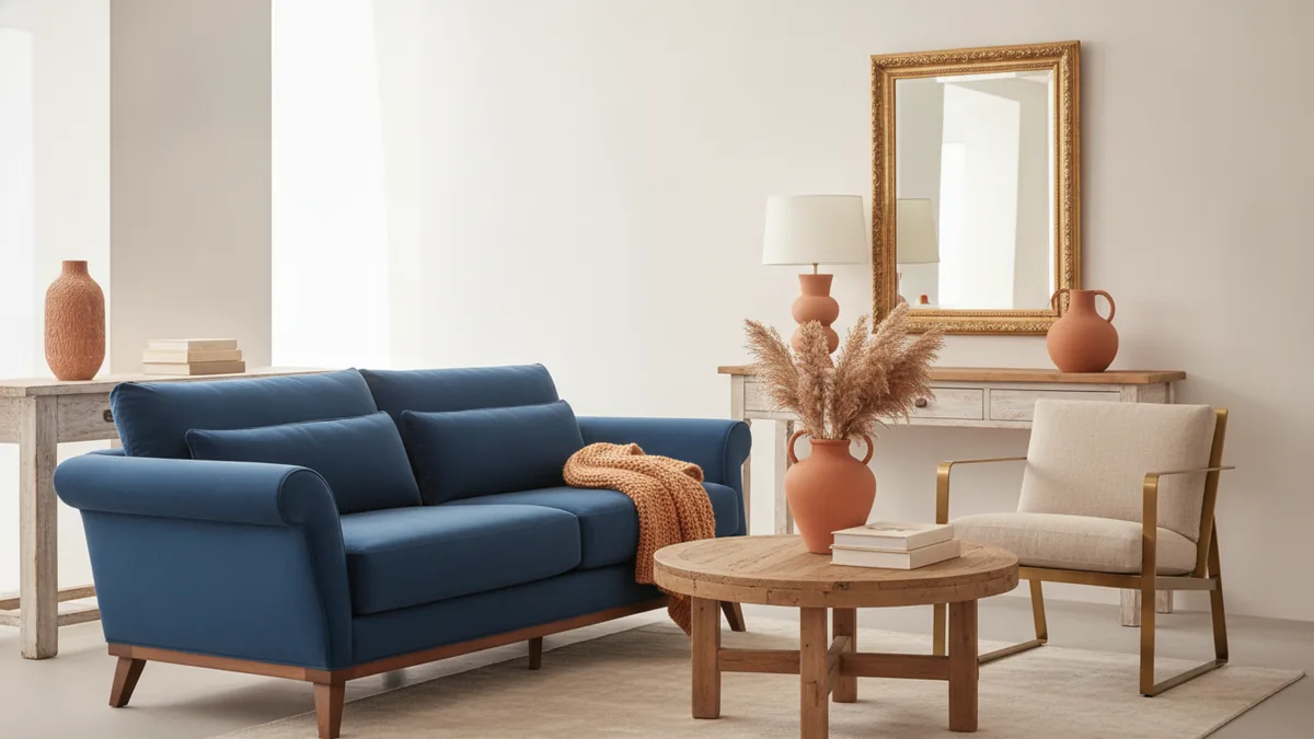Four furniture style directions Four bedroom furniture styles shown side by side with different wood and hardware finishes