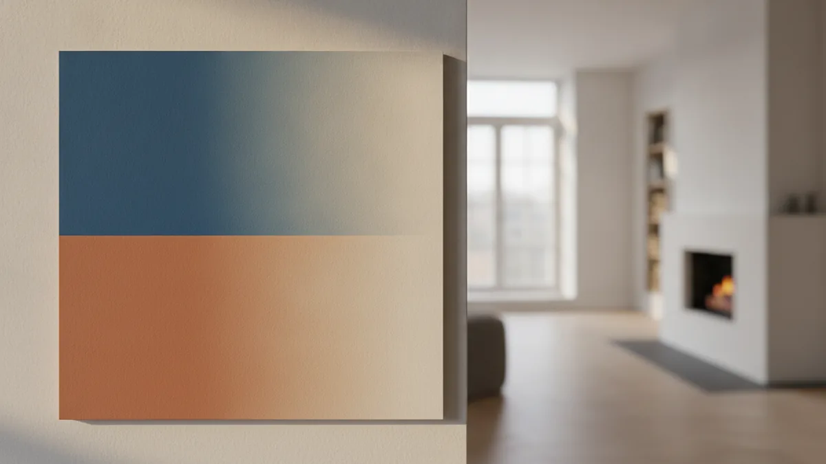 How sheen changes appearance Paint sheen samples displayed to show how gloss changes reflected light