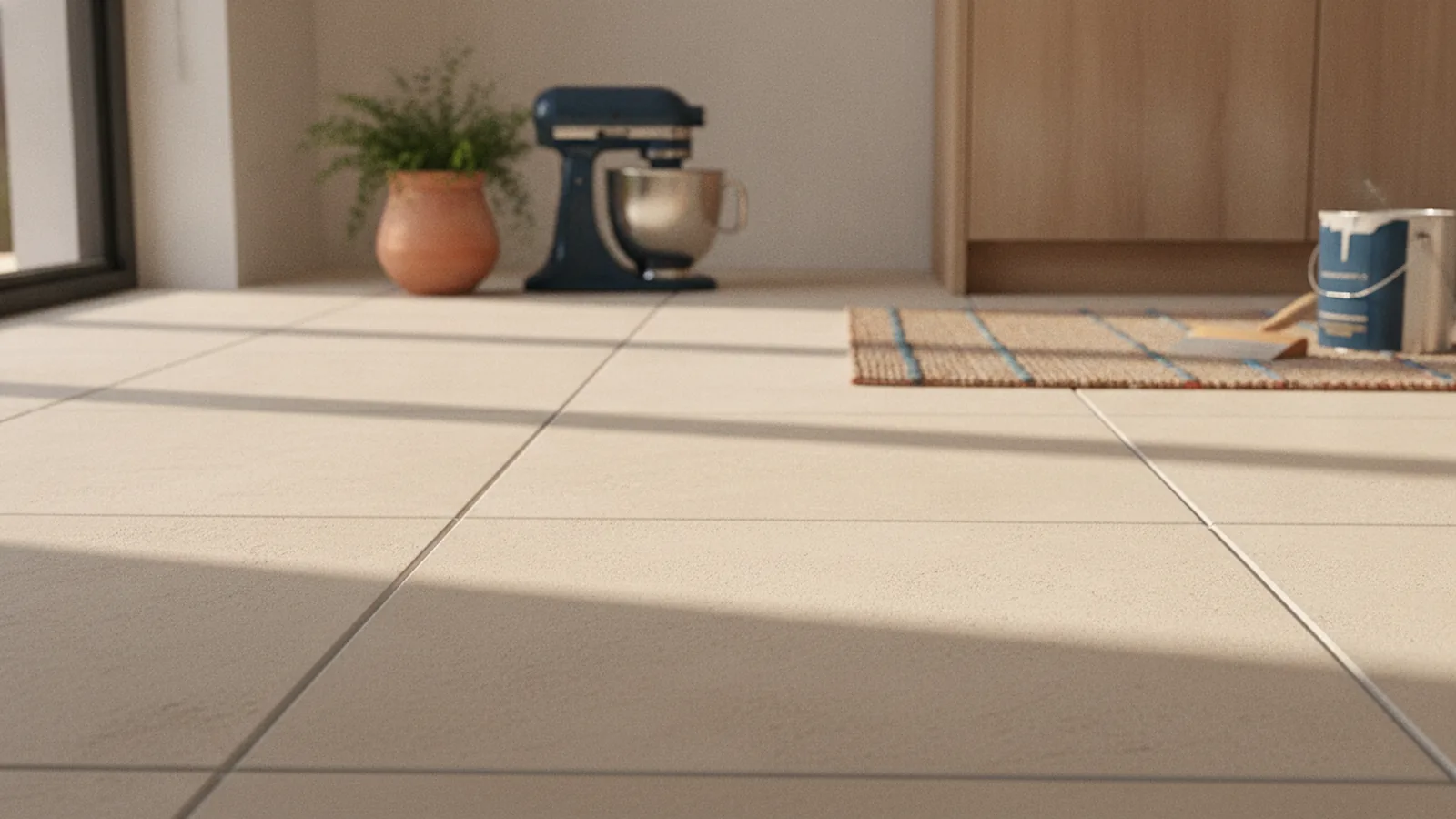 Can You Paint Ceramic Floor Tile in a Kitchen? How-To