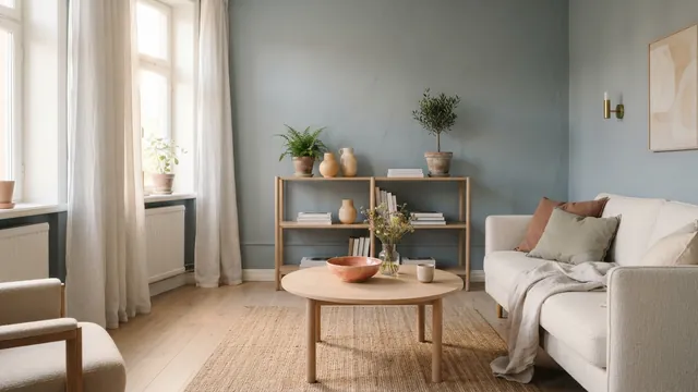 Curtains for a Blue Room — Color, Texture and Scale