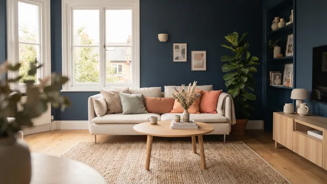 Dark Blue Rooms—Warmth, Balance, and Style
