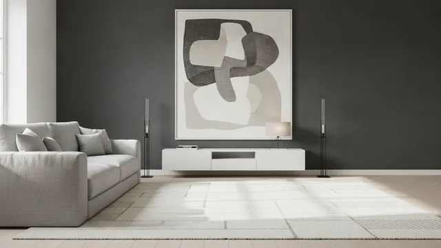 How to Decorate a Tall Wall in a Living Room (Tall Room Ideas)