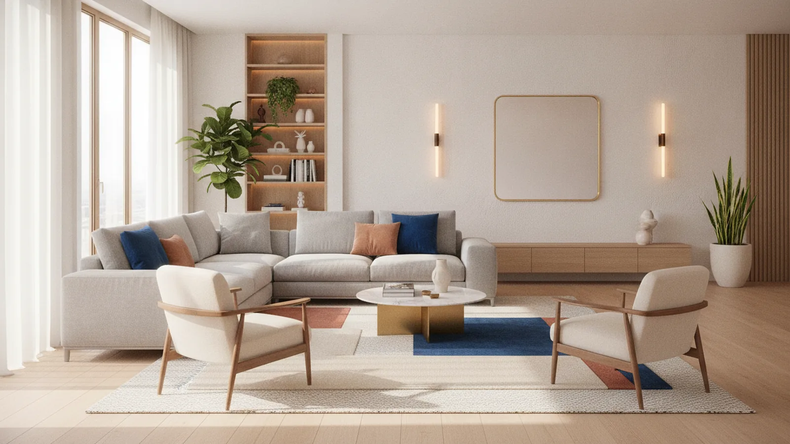 How to Decorate an L-Shaped Living Room (Room Tips)