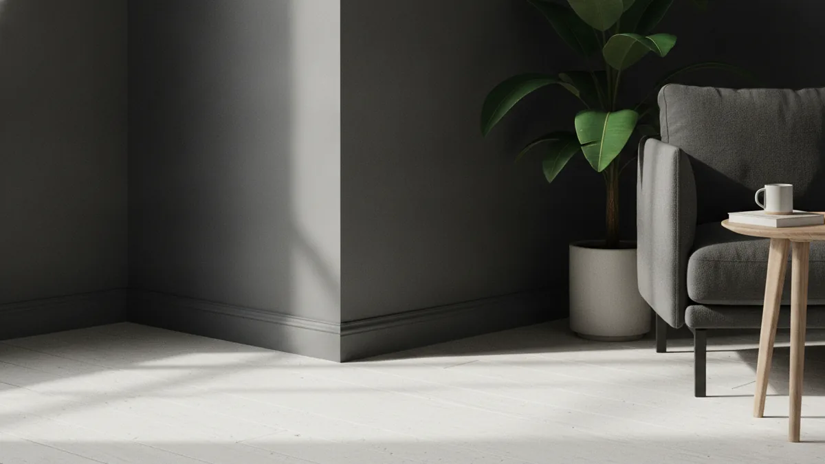 Lighting and material troubleshooting Lighting and material texture test on an interior corner