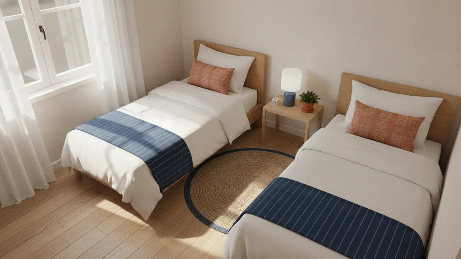 How to Fit 2 Beds in a Small Room | Design Tips