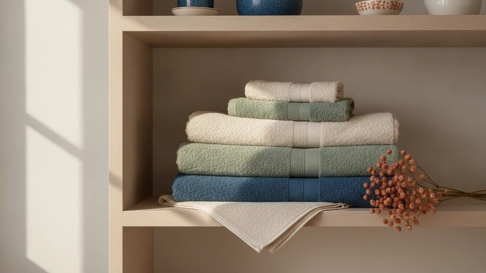 How to Fold Bathroom Towels Decoratively