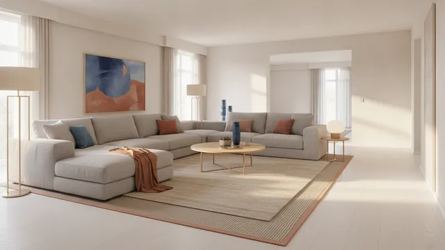 How to Furnish an L-Shaped Living Room: Zones, Layouts, Style