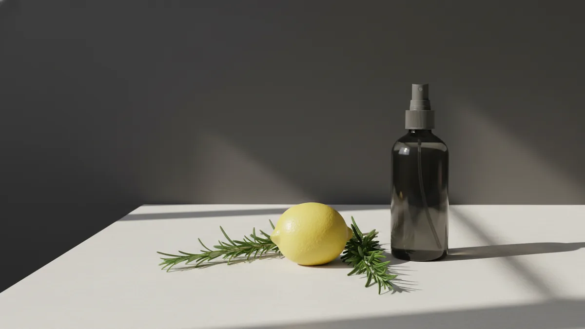 Scent deterrents that cats dislike Rosemary and lemon ingredients used as scent deterrents near household items