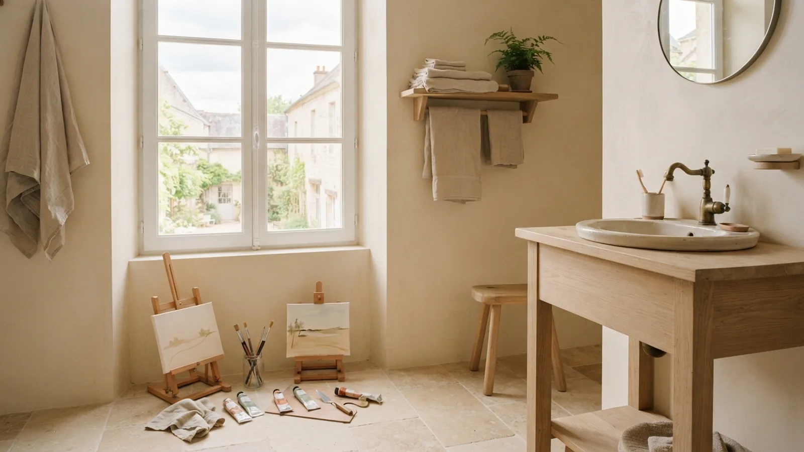 How to Paint a Bathroom: Walls, Ceiling and Trim