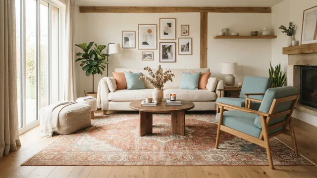How to Place a Rug in a Living Room With Style