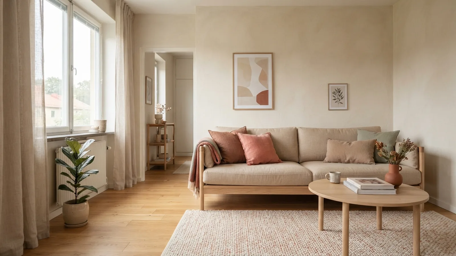 Small Living Rooms — Layout, Light and Comfort