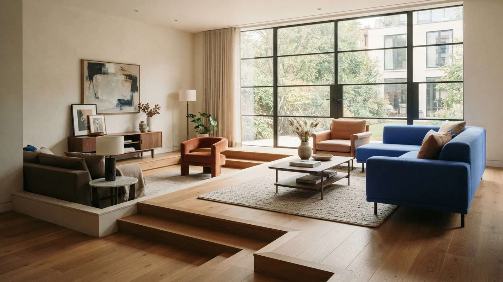 What Is a Sunken Living Room? Design Guide