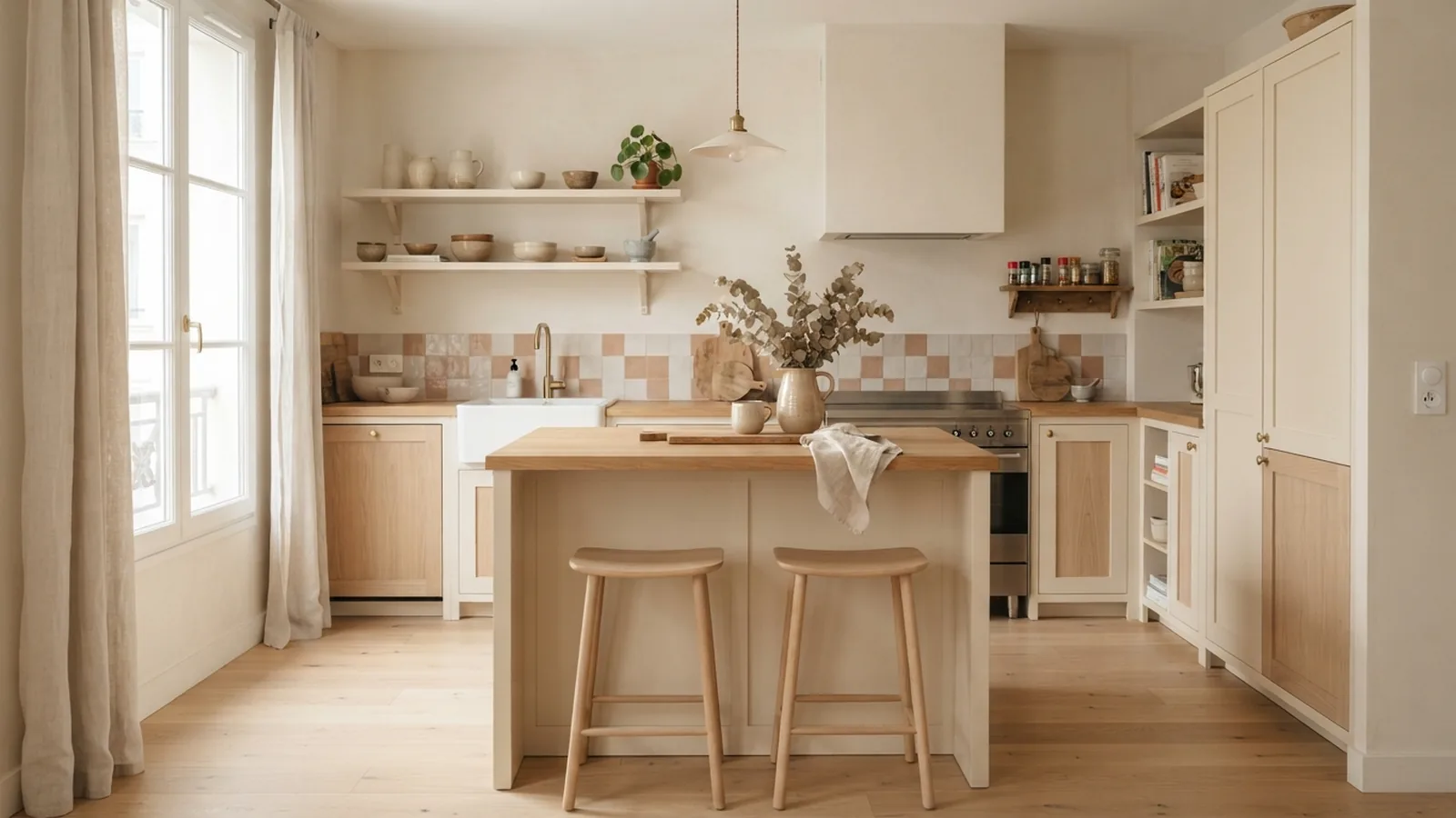 Unfinished Kitchen Cabinets—A Custom Paint Finish