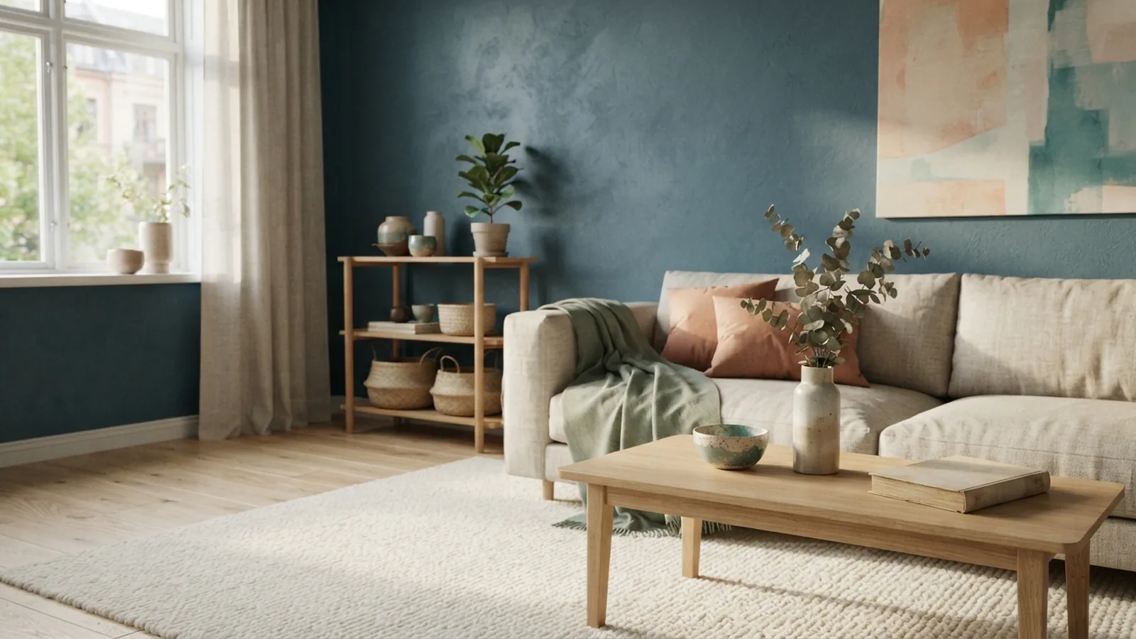 What Color Rug Works Best With a Blue Room?